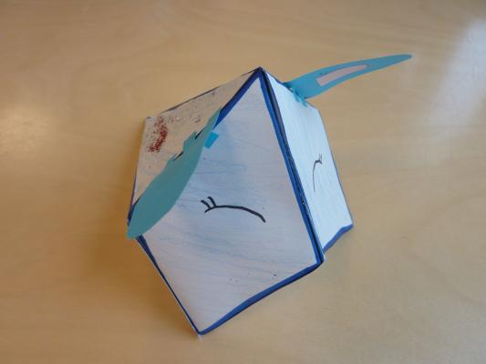 Ein Polyeder, das von einer/m Nutzer/in gebastelt wurde.