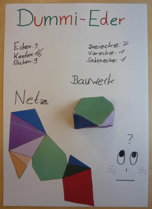 Ein Polyeder, das von einer/m Nutzer/in gebastelt wurde.