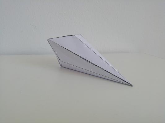 Ein Polyeder, das von einer/m Nutzer/in gebastelt wurde.