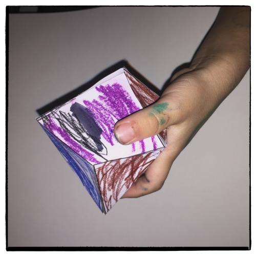 Ein Polyeder, das von einer/m Nutzer/in gebastelt wurde.