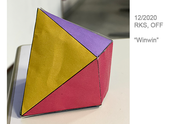 Ein Polyeder, das von einer/m Nutzer/in gebastelt wurde.