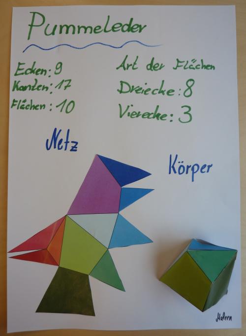 Ein Polyeder, das von einer/m Nutzer/in gebastelt wurde.